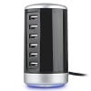 Smart IC 6-Port USB Charging Station Hub