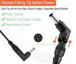 90W Universal Laptop Charger with Multi Tips