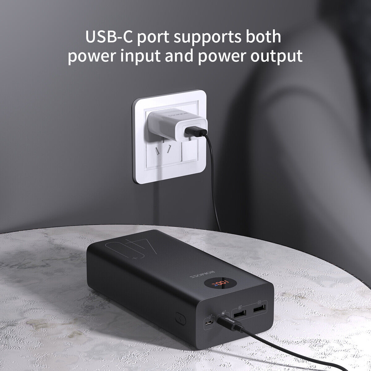 ROMOSS 40000mAh Fast PD Power Bank