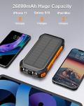 Hiluckey Solar Power Bank Charger: Fast Charging, Portable