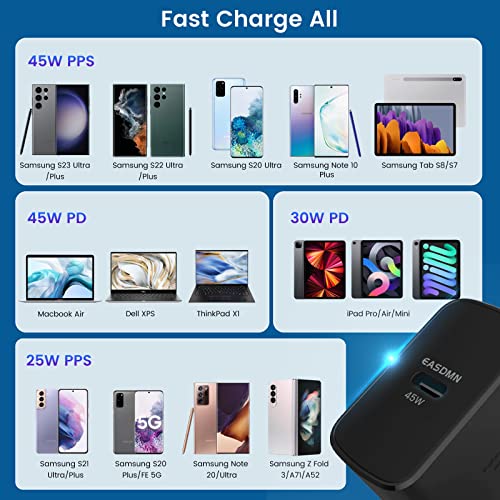 45W Fast Charger Kit with 2 Cables