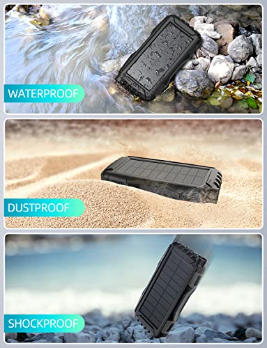 42800mAh Solar Portable Charger with Fast Charging