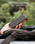 Hiluckey Solar Power Bank Charger: Fast Charging, Portable