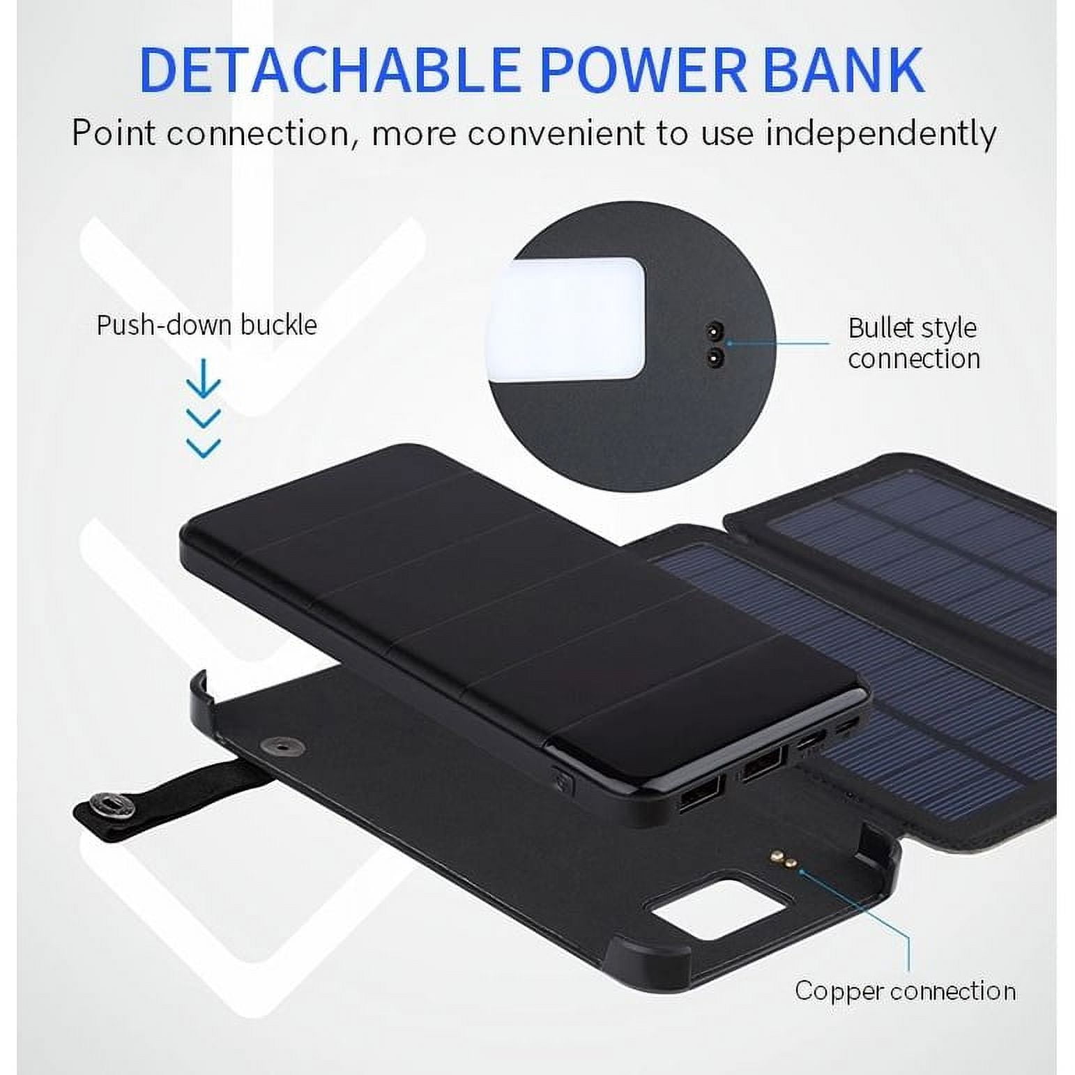Sirius Solar Folding Power Bank - 10,000 mAh