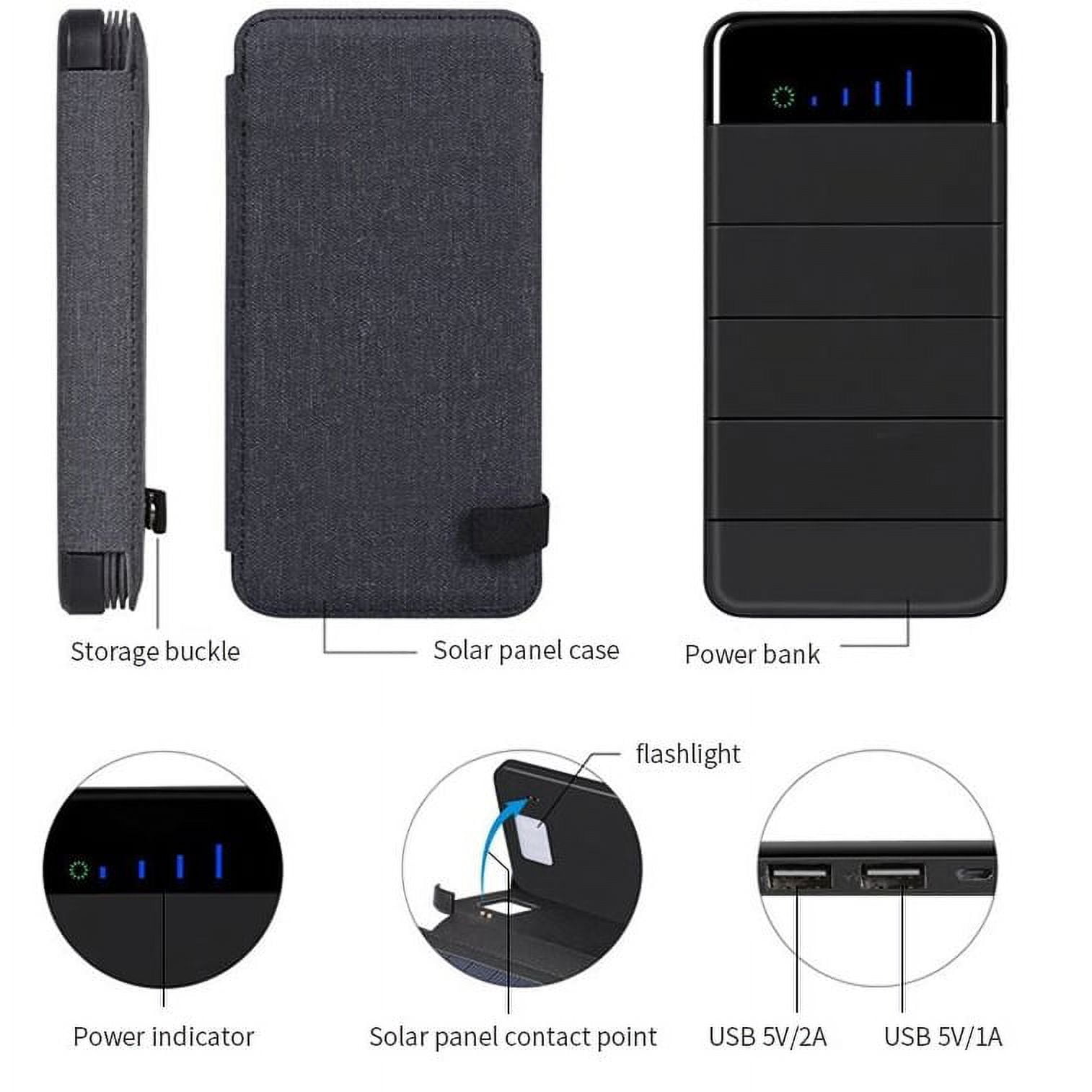 Sirius Solar Folding Power Bank - 10,000 mAh