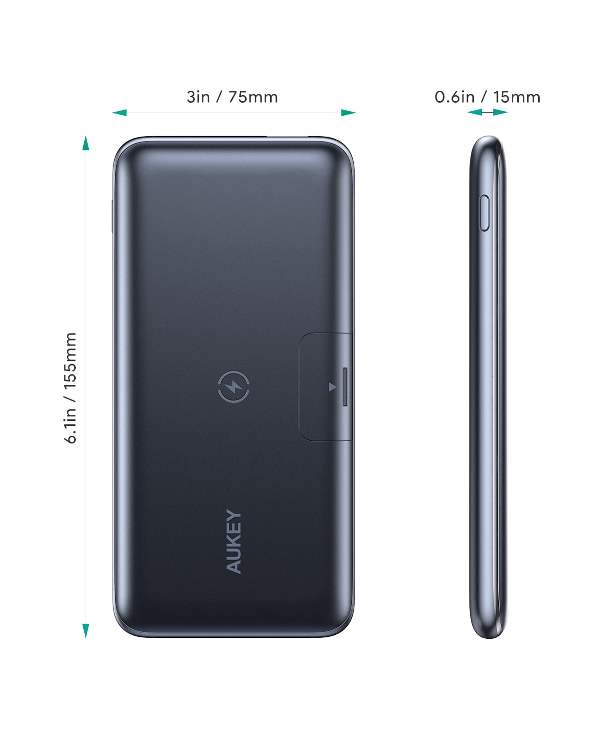 AUKEY 10000mAh Wireless Power Bank with Stand
