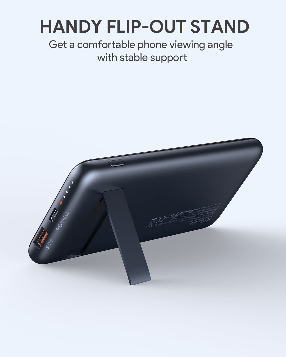 AUKEY 10000mAh Wireless Power Bank with Stand