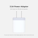 AILKIN Dual Port USB Wall Charger - 2 Pack