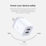 AILKIN Dual Port USB Wall Charger - 2 Pack