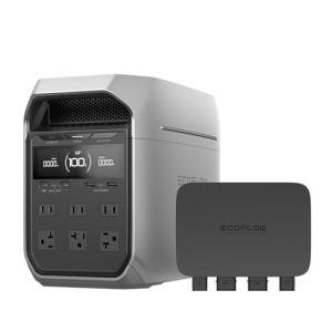 EF ECOFLOW 800W Alternator Charger with DELTA 3 Plus Portable Power Station, 3-in-1 Fast DC-DC Charger, Battery Charger & Jump Starter 8× Faster Than Cigarette Chargers
