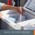 Worx 20V Mini Refrigerator 24 Qt, Portable Electric Cooler, Car Cooler Fridge for Truck RV Camping, Power Share WX876L (Batteries and Charger Included)