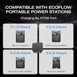 EF EcoFlow 800W Alternator Charger with Delta 2 Max Portable Power Station, 3-in-1 Fast DC-DC Charger, Battery Maintainer & Jump Starter 8× Faster Than Cigarette Chargers, Charges 2kWh in 2.6 hr