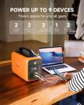 RUNHOOD Rallye 600 Pro Portable Power Station, 4×324Wh Hot-Swappable Batteries (1296Wh), 600W Pure Sine Wave AC Output, 80W AC Adapter & UE256 Expansion Compatible, Solar Generator for Camping
