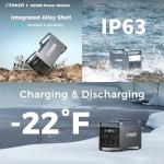 M2000 Portable Power Station 2008Wh Generator with Alternator Charger Fleet 1000 Set for Car and Solar Fast Charging Batteries sutible for Gasoline/Diesel Cars, Outdoor, RV Travel