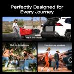 EF ECOFLOW GLACIER Classic 35L Portable Fridge Freezer with Battery, 43H Cooling Car Refrigerator, Battery Powered with App Control, 6 Charging Options, Fast&Quiet Electric Cooler for Camping, RV