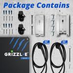 Grizzl-E Duo Level 2 Plug in EV Charger, up to 40 Amp, Two 24 feet Premium Cables (14-50 Plug)