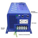 AIMS Power 3000 Watt / 9000 Watt Peak Pure Sine Inverter Charger 12 Volt DC to 120 Volt AC with LCD Remote