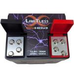 pkg Limitless Lithium Nano-HDv3 30AH Motorcycle/Power sports Battery with Charger