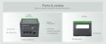Schneider OffGrid Portable Power Station 738W / 728Wh Portable Solar Generator for Camping or Home, PPS730, Wireless phone charger, solar generator options