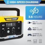 Champion Power Equipment 201189 579-Wh Power Station 1200/600-Watt Portable Lithium-Ion Battery Solar Generator