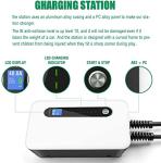 PRIMECOM 40 / 32Amp Smart Electric Vehicle EV Wall Charging Station - Level 2 EVSE- 220/240 Volt- 40/32 Amp Electric Car Charger, Plug-in 30 ft Wall-Charger (40AMP 30FT HARDWIRE)