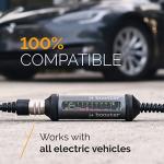 J+ Booster 2 Electric Vehicle EV Charger with TT-30 Adapter | Level 2 Portable 40 Amp Fast Charging Station for All EV's Home Indoors or Outdoors, ETL Certified, EVSE