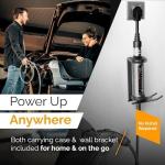 J+ Portable Level 2 EV Charger 40 amp (J1772, 9.6KW), 240V Electric Vehicle Charging Stations, EV Charger Level 2 NEMA 14-50 & 5-15 ETL Certified, EVSE, IP67, 25ft Cable, Indoor/Outdoor EV Car charger