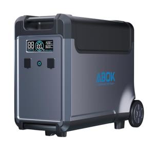 High-Capacity Portable Power Station with Solar Charger