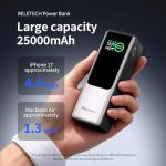 Reletech 140W Fast Charger Power Bank 25000mAh