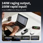 Reletech 140W Fast Charger Power Bank 25000mAh