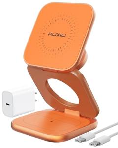 25W Magnetic Wireless Charger 3 in 1 Travel Station