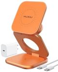 25W Magnetic Wireless Charger 3 in 1 Travel Station