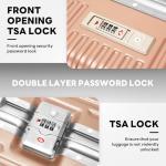 Wodtip 20-Inch Carry-On with USB Port & Cup Holder