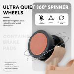 Wodtip 20-Inch Carry-On with USB Port & Cup Holder