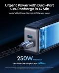 Anker Prime Power Bank, 26,250mAh 3-Port Portable Charger with 300W Max Output, Two-Way Charging, TSA-Approved, App Control, for MacBook, iPhone 17/16 Series, and More (Base Not Included)