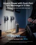 Anker Prime Power Bank, 26,250mAh 3-Port Portable Charger with 300W Max Output, Two-Way Charging, TSA-Approved, App Control, for MacBook, iPhone 17/16 Series, and More (Base Not Included)
