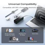 EF ECOFLOW Rapid Power Bank, 25,000mAh, 170W, 100W Built-in and Retractable Cables, Portable Charger with Triple 100W USB-C Port, Compatible with iPhone 17/16/15/14, Samsung, Laptop and More, Green