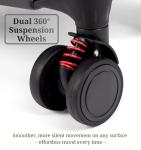 22-Inch Foldable Expandable Carry-On Spinner – Lightweight Airline-Approved Hardside Suitcase with USB Charging Port, TSA Lock, Laptop Sleeve, Bag Hook, Cup Holder, Phone Holder 22x14x9