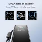 EF ECOFLOW Rapid Power Bank, 25,000mAh, 170W, 100W Built-in and Retractable Cables, Portable Charger with Triple 100W USB-C Port, Compatible with iPhone 17/16/15/14, Samsung, Laptop and More, Green