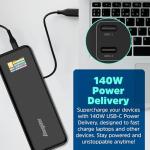 Energizer Power Bank 27000mAh with PD 140W USB-C Outputs Fast Charging Battery Pack USB-A 30W with Intelligent Digital LCD Display for Laptop, Tablet, Smartphone and etc_XP27000PD