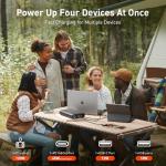 Paopaoyu Laptop Power Bank with 120W AC Outlet, 98Wh/27000mAh Portable Charger 65W PD USB C Fast Charging Laptop Battery Bank for iPhone Series, MacBook, Dell, Samsung and More