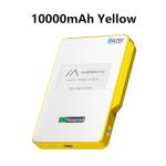 MeshPocket Qi2 Magnetic Charging Power Bank Meshtastic Powered 10000mAh 15W Wireless Fast Charging with BLE LoRa Remote Communication for iPhone Android (HT-298B-Yellow)
