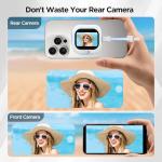 BrexLink × Founist Phone Vlog Selfie Monitor Screen, AMOLED Display, Plug and Play, No App Needed, Fully Unlock iPhone Rear Camera for Vlogging and Live Streaming, Only for iPhone 15 and Newer