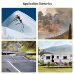 MeshPocket 5000mAh Qi2 Magnetic Power Bank 20W Wired Fast Charge 15W Wireless Charge Integrated nRF52840 SX1262 Supports 915MHz LoRa Bluetooth 5.0 with E-Ink Display Compatible with Meshtastic(Yellow)