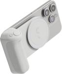 ShiftCam SnapGrip Pro - Mobile Battery Grip with Wireless Shutter Button - Magnetic Mount Snaps on to Any Phone - Built in Powerbank with Qi 2 Wireless Charging - Tabletop Dock (Stone)