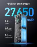 Anker Prime Power Bank, 27,650mAh 3-Port 250W Portable Charger for Travel, TSA-Approved, Smart App, for MacBook Pro/Air, iPhone 16/15/14 Series, Samsung, Laptops, and More
