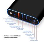 BatPower EX15L 210Wh Laptop External Battery Compatible with Lenovo ThinkPad Carbon Ultrabook IdeaPad Helix Flex Yoga Laptop Notebook Power Bank Portable Charger USB QC Quick Charge Tablet Smartphone