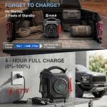 30000A 1S Startup Truck Jump Starter Heavy Duty,CAT797 12V/24V Smart Switching Lithium Battery Charger Booster Pack for Extreme -40°F to 140°F,for Diesel Engines Up to 50L and Gasoline Up to 99L