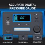 Amcelooy 2400A Car Battery Jump Starter and Portable Power Station – Starts 8.0L Gas & 8.0L Diesel – 6-in-1 Jump Starter with Air Compressor 100 PSI Tire Inflator – 400 Watt Inverter AC/DC/USB Outlets