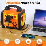 6 in 1 Jump Starter for Up to 6.0L Gas or 5.0L Diesel Engine,Upgraded 2200 Peak Amp 12V Auto Battery Car Starter with Air Compressor 150 PSI Tire Inflator,400 Watt Inverter AC/DC/USB Outlets (2200A)
